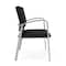 Lesro Newport Bariatric Chair Metal Frame, Silver, MD Black Upholstery NP1401 - alternate 3